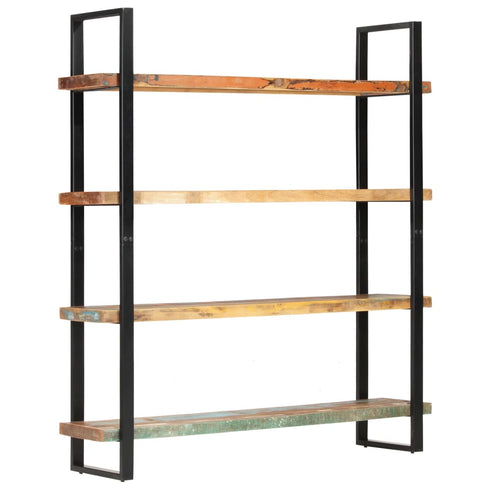 Rustika Rowe -  4-Tier Bookcase 160x40x180 cm Solid Reclaimed Wood